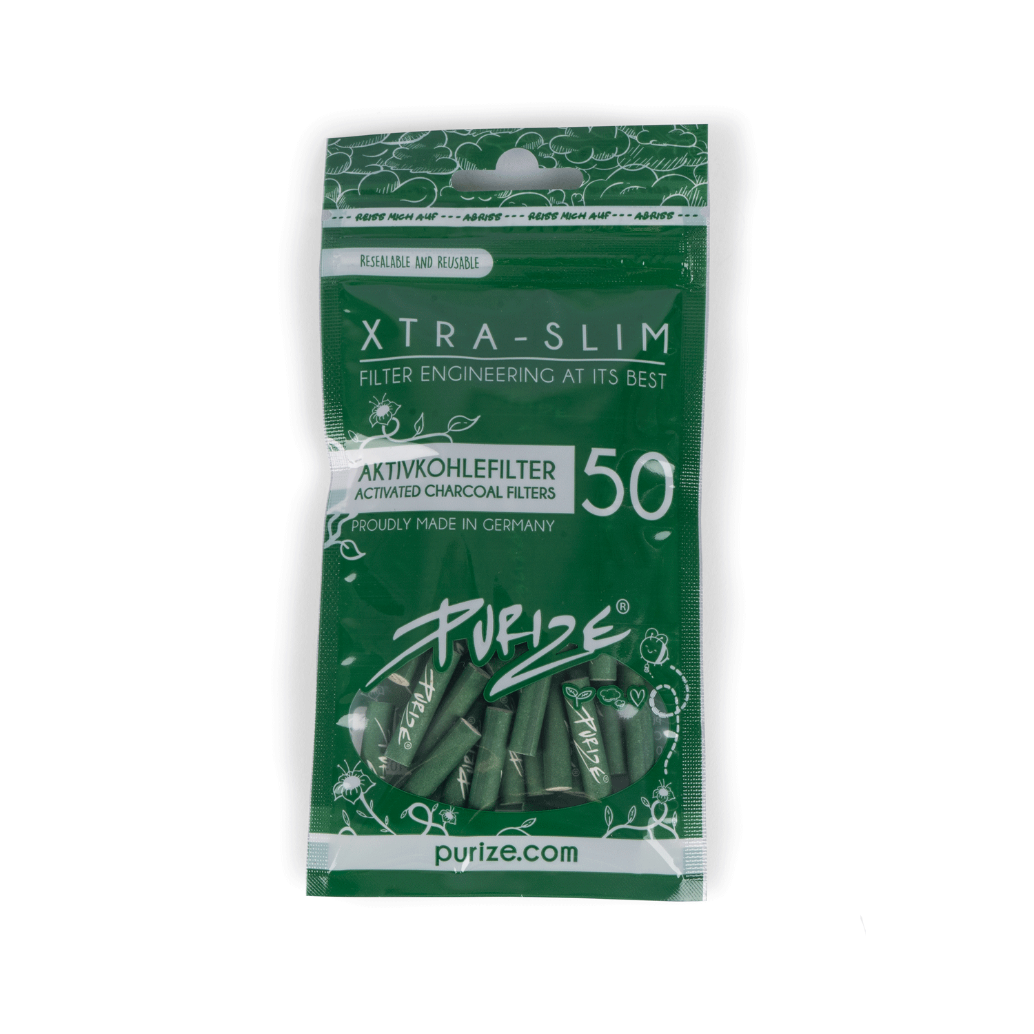 50 PURIZE® Beutel | XTRA Slim Size