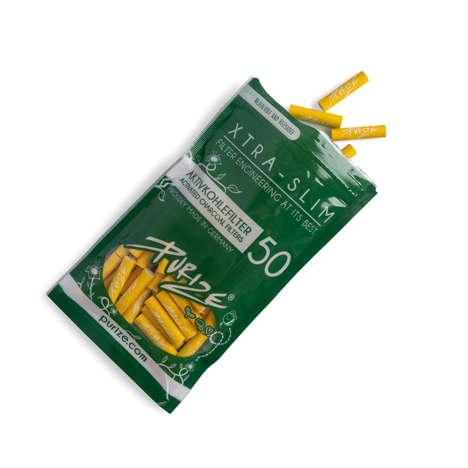 50 PURIZE® Beutel | XTRA Slim Size